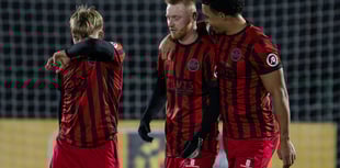 Caernarfon push champions all the way