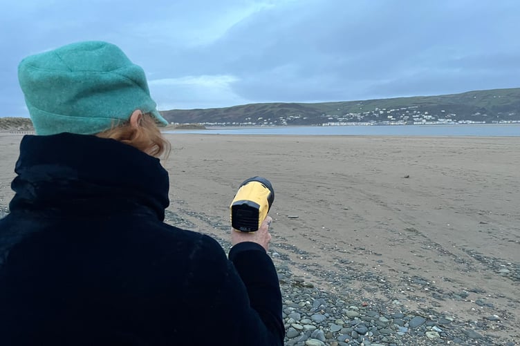 Poetry was shared across the Dyfi estuary from Borth to Aberdyfi and back.