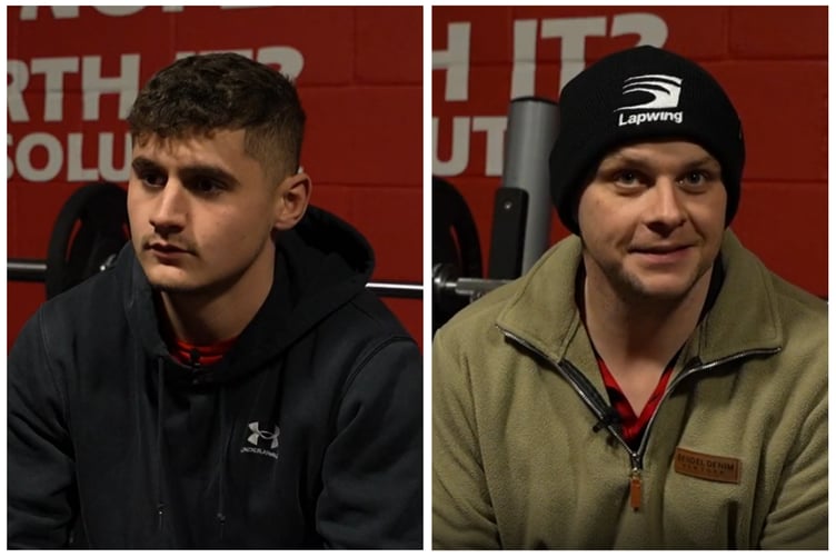 Carmarthen Athletic RFC players Iestyn Jones and James Thomas spoke of the benefits of having access to the indoor training facility, 'the Barn'.