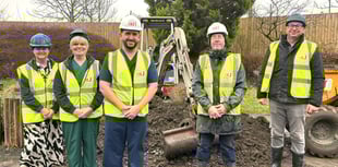 Work begins on new hospital therapeutic gardens