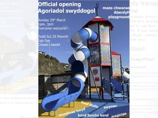 Aberdyfi playground will officially reopen next month