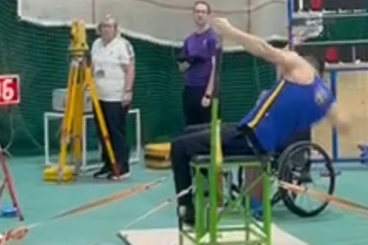 Jac threw six personal bests at the Welsh Indoor Senior Championship