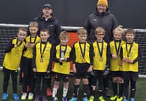 Aberaeron U8s shine bright to win Pure Swansea Tournament