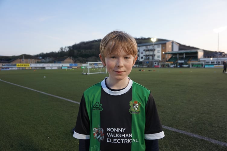 Bowen, 13, suggested better drainage as a solution to the Rheidol-adjacent Blaendolau Playing Fields.