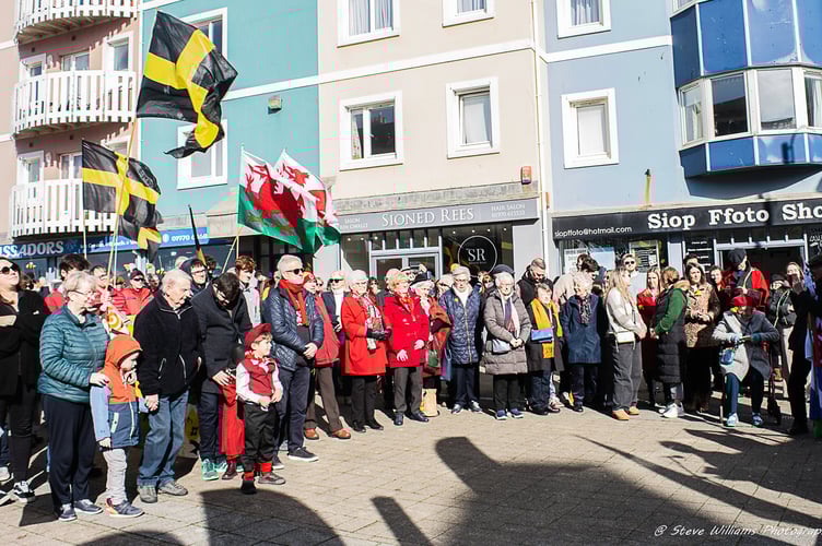 Listening to the speeches. Photo: Steve Williams Photography