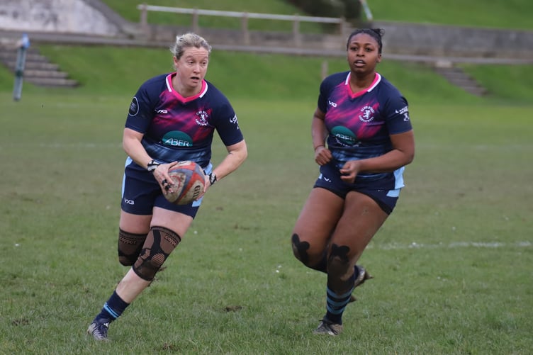 Aberystwyth Ladies were beaten by Ammanford in an exciting friendly match