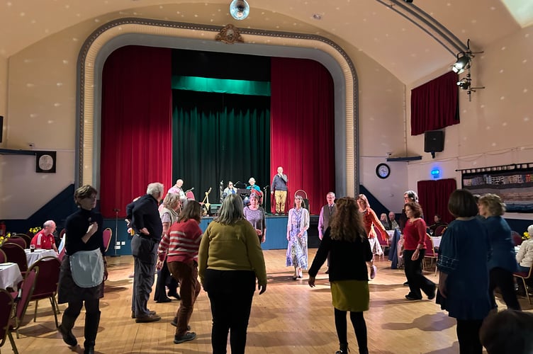 A joyful Twmpath Dawns and Tea was organised by Criccieth Town Council