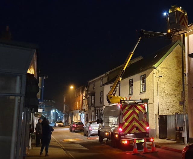 Dimmer streetlights in Powys 'dark sky and biodiversity-friendly'