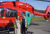 High Sheriff of Dyfed raises funds for air ambulance