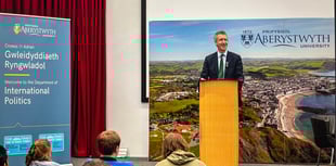 UK Security Minister visits Aberystwyth University 