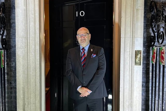 Tywyn group's chair celebrates St David at Downing Street