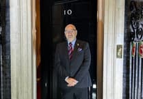 Tywyn group's chair celebrates St David at Downing Street