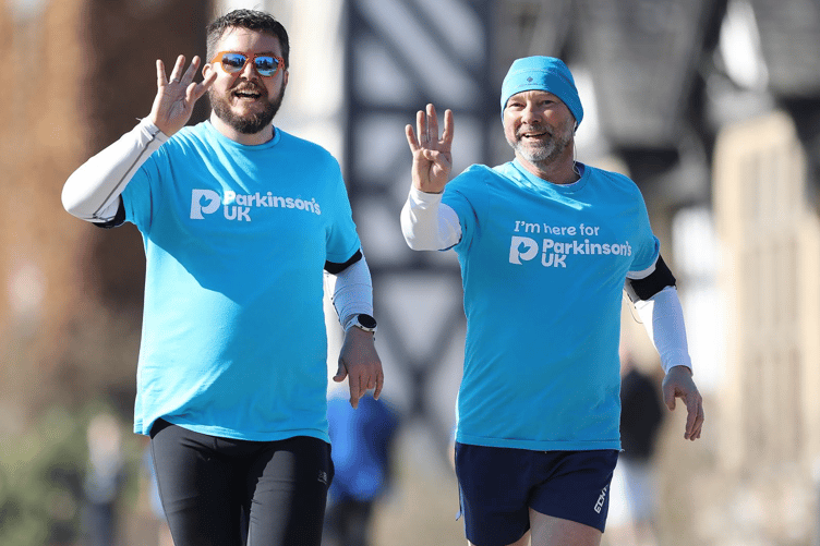 Parkinson’s UK’s Chief Finance and Operating Officer, Ben Clarkson and Philip Jones