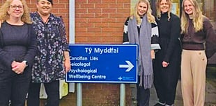 Hywel Dda team takes on Four Waterfalls Challenge