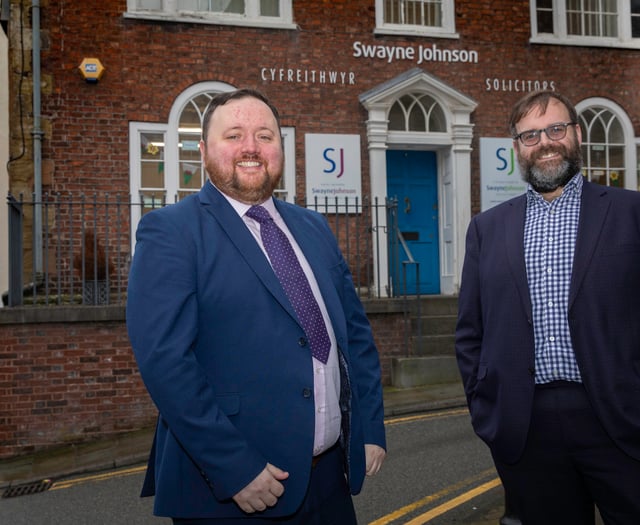 Blaenau man snapped up by law firm as business booms