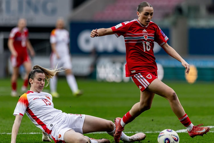 Llanelli, Wales - 07 March 2026: 2027 FIFA Women's World Cup - WEQ League Stage match between Wales vs Montenegro on the 07 March at Parc Y Scarlets Stadium in Llanelli Score 6-1 (Pic by Colin Ewart/Pitchsideimages)