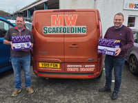 Scaffolding company help bring Easter cheer to Penparcau school