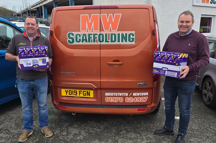 Mark Ebenezer and Kevin Roberts of MW Scaffolding