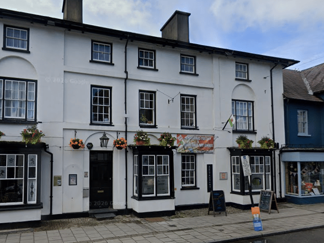 The Black Lion Royal Hotel in Lampeter