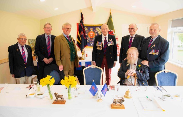 Royal Welch Fusiliers gather for St David's Day