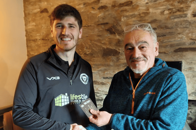 Arwel Davies was Crymych's man of the match