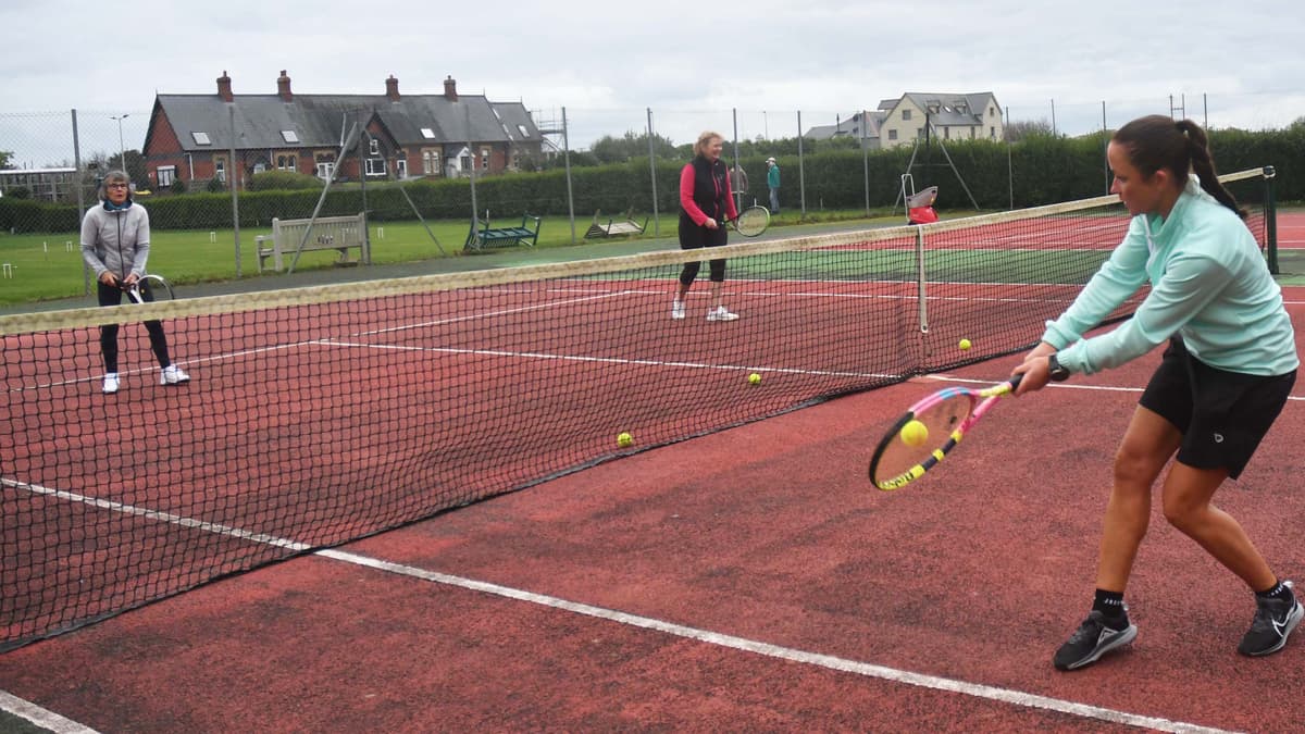 Frances Hutton Aberdyfi tennis court revamp will include pickleball facilities, thanks ...