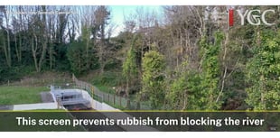 Caernarfon's hidden River Cadnant revealed by £675,000 flood project