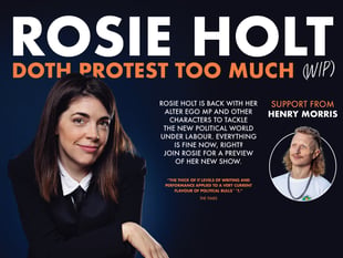 Rosie Holt and Henry Morris bring satire to Cardigan this March