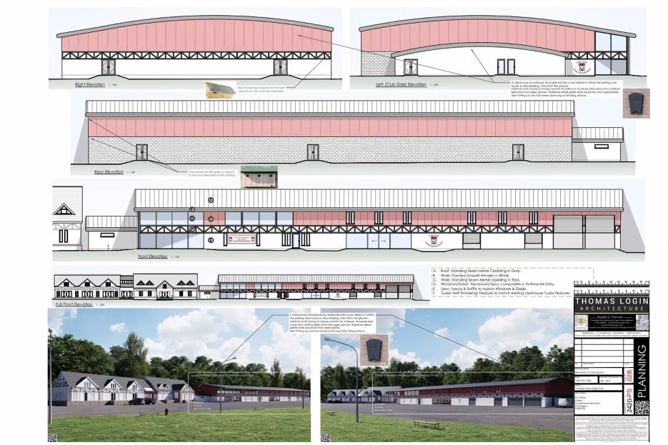 Newcastle Emlyn RFC wins approval for major indoor training hub visual