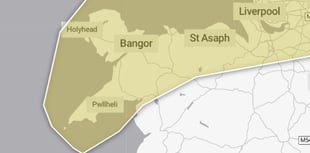Met Office issues weather warning for Gwynedd