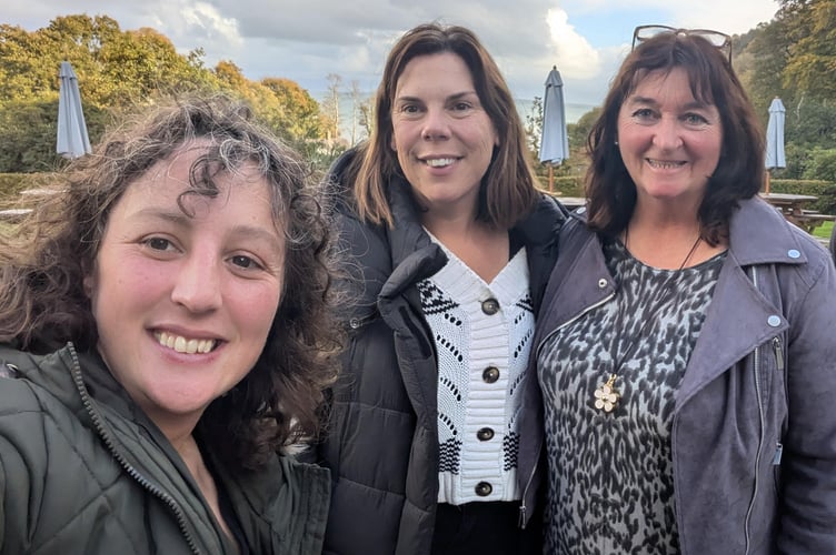 Menna, Nia and Angela. Photo: Gwynedd Council