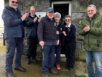 Ray and Brenda Waters honoured at NCI Porthdinllaen retirement