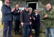 Ray and Brenda Waters honoured at NCI Porthdinllaen retirement
