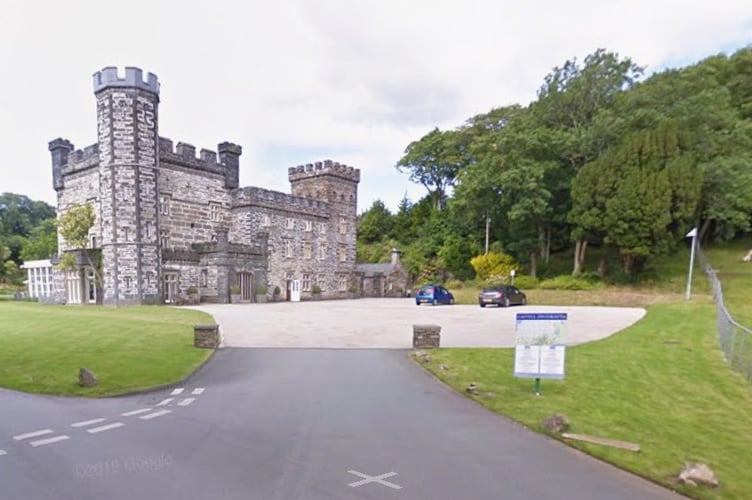 Castell Deudraeth in the grounds of Portmeirion. Photo: Google Maps