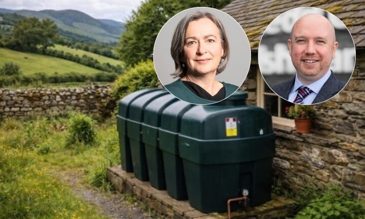 Liz Saville Roberts and Mabon ap Gwynfor 