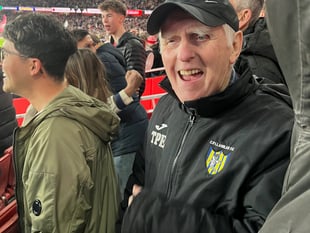 Llanilar legend: Tom treated to Emirates dream day