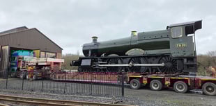 Historic locomotive returns to Aberystwyth after 35 years