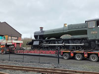 Historic locomotive returns to Aberystwyth after 35 years