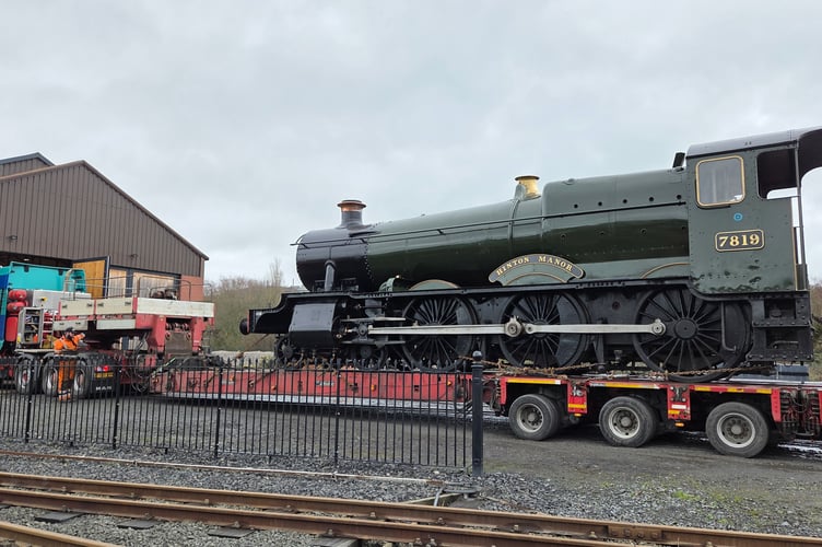 The Hinton Manor returns to Aberystwyth. Photo: Vale of Rheidol Railway