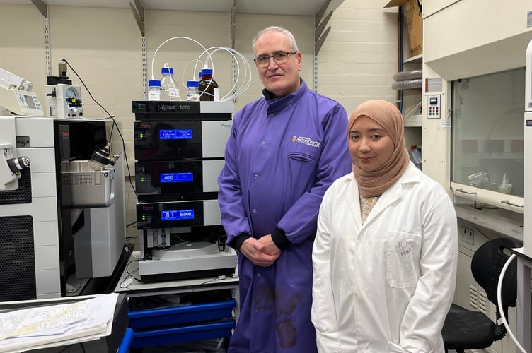 Professor Luis Mur and Dr Aimi Zainurin, Aberystwyth University