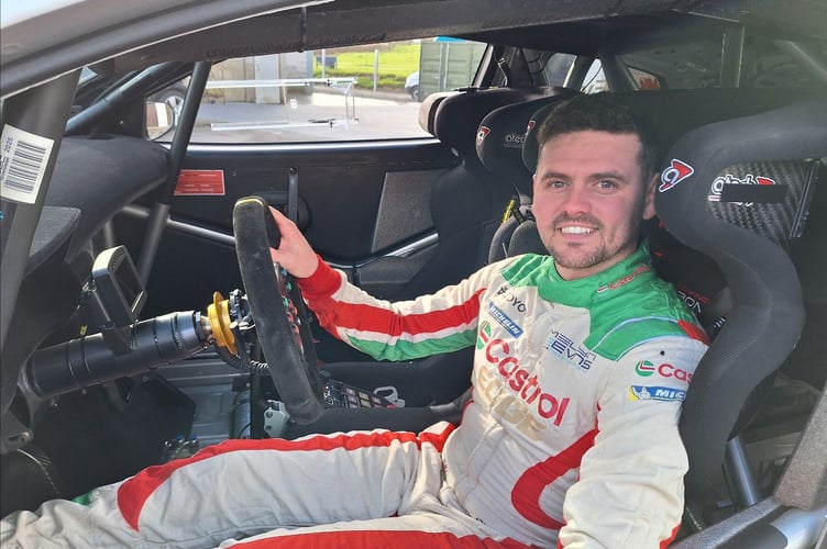 Osian Pryce is rarely out of a rally car these days