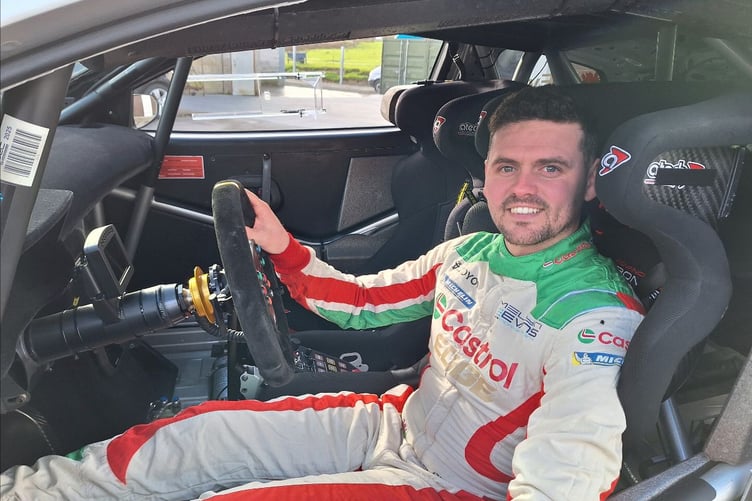 Osian Pryce is rarely out of a rally car these days