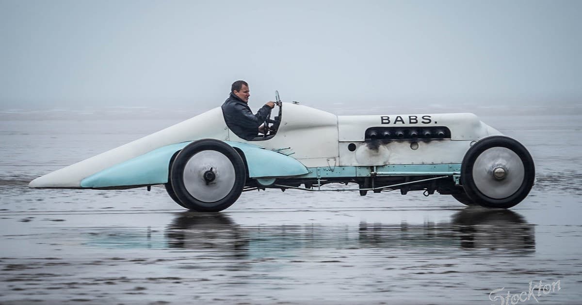 Babs returns to west Wales beach for historic centenary celebration