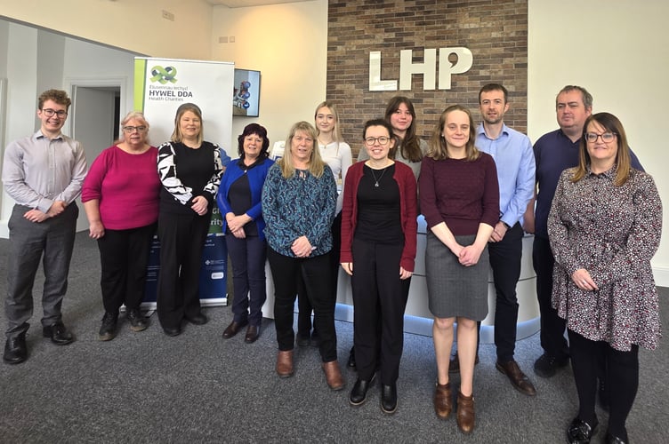 The LHP team in Lampeter