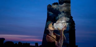Aberystwyth castle art celebrates UNESCO City of Literature status