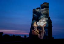 Aberystwyth castle art celebrates UNESCO City of Literature status