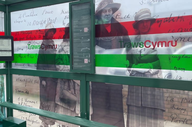 Have seen Aberystwyth's new Heddwch bus stop?