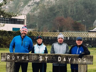 Harlech visit for former rugby player Scott Quinnell