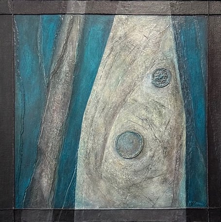 An example of the artwork on display