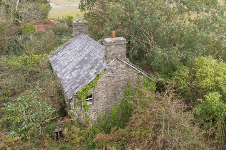 The farmhouse on Ynys Gifftan